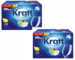 Indaplovių kapsulės KRAFT All in One, citrinų kvapo, 76 vnt.