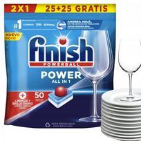 Indaplovės tabletės FINISH POWERBALL A50, efektyvios