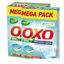 Indaplovių tabletės Oxo ECO, 120 vnt., 2 pakuotės, ekologiška sudėtis
