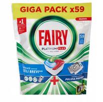 Indaplovių kapsulės FAIRY Platinum PLUS Fresh, 59 vnt.