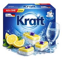 Indaplovių tabletės Kraft All in One Lemon, 38 vnt.