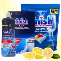 Indaplovių kapsulių rinkinys Finish Quantum All-in-1, 60 vnt., su druska ir skalikliu