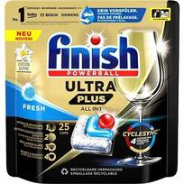 Indaplovių tabletės Finish Powerball Ultra Plus Alpine, 25 vnt., 305 g