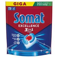 Indaplovių kapsulės Somat Excellence 3in1, 70 vnt.