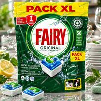 Indaplovių tabletės FAIRY ORIGINAL All in One, 56 vnt.