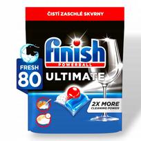 Indaplovių tabletės Finish Ultimate All in 1, 80 vnt.