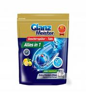 Indaplovių tabletės Glanz Meister Alles in 1 Ultimate, 90 vnt., citrinų aromato