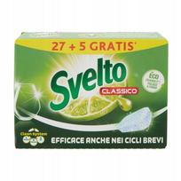 Indaplovės tabletės Svelto Classic Lemon, 32 vnt.