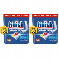 Indaplovių kapsulės FINISH Quantum All in 1 Lemon, 150 vnt., 2 pakuotės