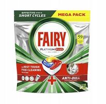 Indaplovių kapsulės Fairy Platinum Plus All In One su citrina, 59 vnt.