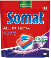 Indaplovių tabletės SOMAT All In 1 Extra, 44 vnt.