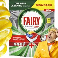 Indaplovių kapsulės Fairy Platinum Plus, 71 vnt.
