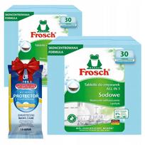 Indaplovių tabletės Frosch All in 1, 60 vnt. + servetėlės dovanų