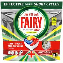 Indaplovių tabletės Fairy Platinum Plus Lemon, 25 vnt.