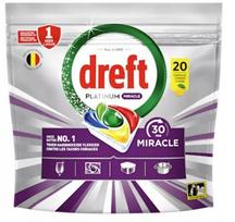 Indaplovių kapsulės DREFT Platinum Plus, 20 vnt.