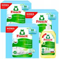 Indaplovės tabletės FROSCH Soda, 90 vnt., ekologiškos