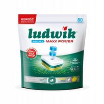Indaplovių tabletės LUDWIK MAXX POWER Lemon, 80 vnt.