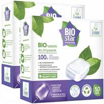 Indaplovių tabletės Biostar Sodium, ekologiškos, 50 vnt., 2 pakuotės