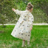 Lietaus paltai vaikams į mokyklą Forest Fawn High Waterproof Collar Double / M beige