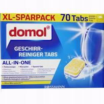 Indaplovių tabletės DOMOL All-in-One, 70 vnt., 1260 g