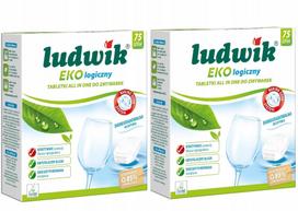 Indaplovių tabletės LUDWIK Organic All in One, 150 vnt.