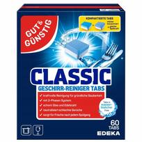 Indaplovių tabletės G&G Classic, 2 fazių, 60 vnt.
