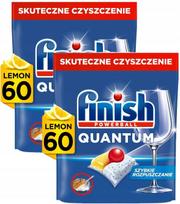 Indaplovių kapsulių rinkinys Finish Quantum Powerball All in One Lemon, 2 x 60 vnt.
