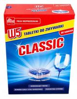 Indaplovių tabletės W5 Classic, 80 vnt. x 12 g