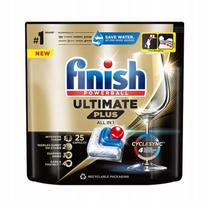 Indaplovių kapsulės FINISH Quantum Ultimate Plus, 25 vnt., 2 pakuotės, Fresh