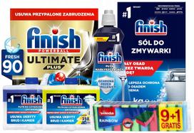 Indaplovių kapsulių rinkinys Finish Ultimate Plus 90 vnt. su XXL priedais