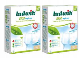Indaplovių tabletės LUDWIK EKO, 120 vnt., ekologiškos, 2 pakuotės