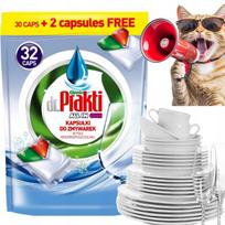 Indaplovės kapsulės dr.Prakti All in One, 32 vnt.