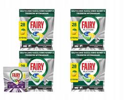Indaplovių kapsulės Fairy Platinum All in One, 112 vnt. + 3 vnt. MIRACLE dovana