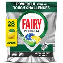 Indaplovių tabletės Fairy Platinum All in One, 28 vnt., citrinų kvapo
