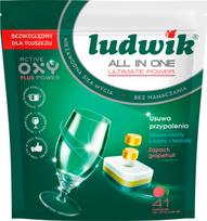 Indaplovių tabletės Ludwik All in One, greipfrutų kvapo, 41 vnt.