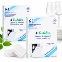 Indaplovių tabletės Natulim 6in1, ekologiškos, 60 vnt.
