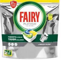 Indaplovių kapsulės FAIRY Lemon, 73 vnt.