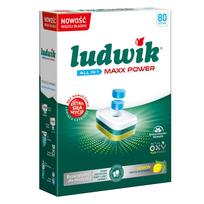 Indaplovių tabletės Ludwik All in One Max Power, citrinų kvapo, 80 vnt.