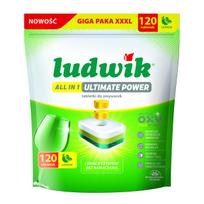Indaplovių tabletės Ludwik All in 1 Ultimate Power, 120 vnt., citrinų kvapo