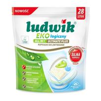Indaplovių kapsulės Ludwik Ultimate Plus All in 1, ekologiškos, 28 vnt.