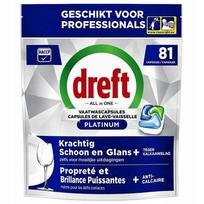 Indaplovių tabletės Dreft Platinum Original, 81 vnt.