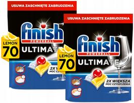 Indaplovių kapsulės Finish Ultimate Powerball All in 1, citrinų kvapo, 140 vnt.