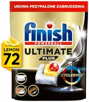 Indaplovių kapsulės Finish Powerball Ultimate Plus Lemon, 72 vnt.