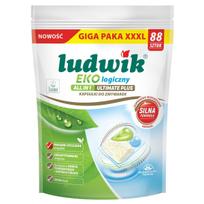 Indaplovių kapsulės LUDWIK Eco All in 1 Ultimate Plus, 88 vnt.