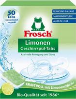 Indaplovių tabletės FROSCH su laimo ekstraktu, 50 vnt.