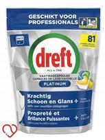 Indaplovių tabletės DREFT Platinum, 81 vnt., citrinų kvapo