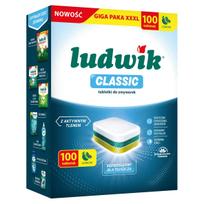 Indaplovių tabletės LUDWIK Classic Lemon, 100 vnt., Active Oxy Power