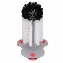Stiklinėms skirtas šepetys su siurbtuku, nailoninis, plastikinis, HU