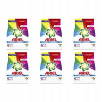 Skalbimo milteliai spalvotiems drabužiams Ariel, 1100 g, 6 vnt., 20 skalbimų