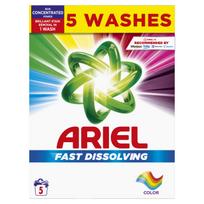 Skalbimo milteliai ARIEL spalvotiems drabužiams, greitai tirpstantys, 5 skalbimai, 275 g